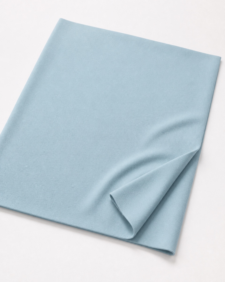Illustrative view of pale blue LG-F05 high-support nylon stretch fabric