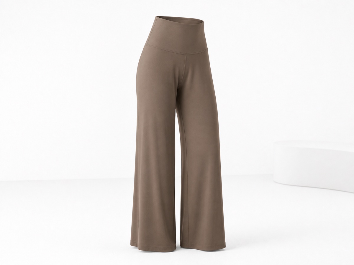 阔腿休闲裤 3D 样衣与休闲场景 | 3D Wide-Leg Lounge Pants